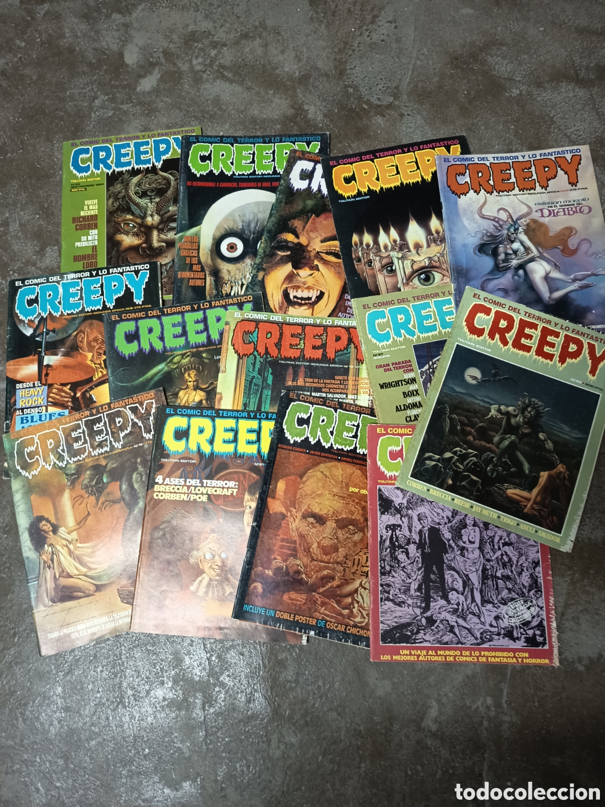 Fumetti: Lote de 14 comics de la colecci&oacute;n de terror CREEPY,colo nuevos