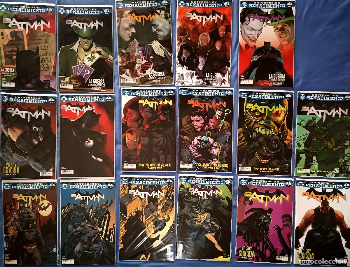 C&oacute;mics: Batman Tom King ECC &ndash; Serie completa grapa 1-43 + cruces y eventos