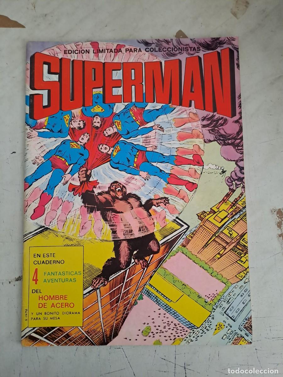 C&oacute;mics: Superman, 4 fant&aacute;sticas aventuras, Valenciana en muy buen estado