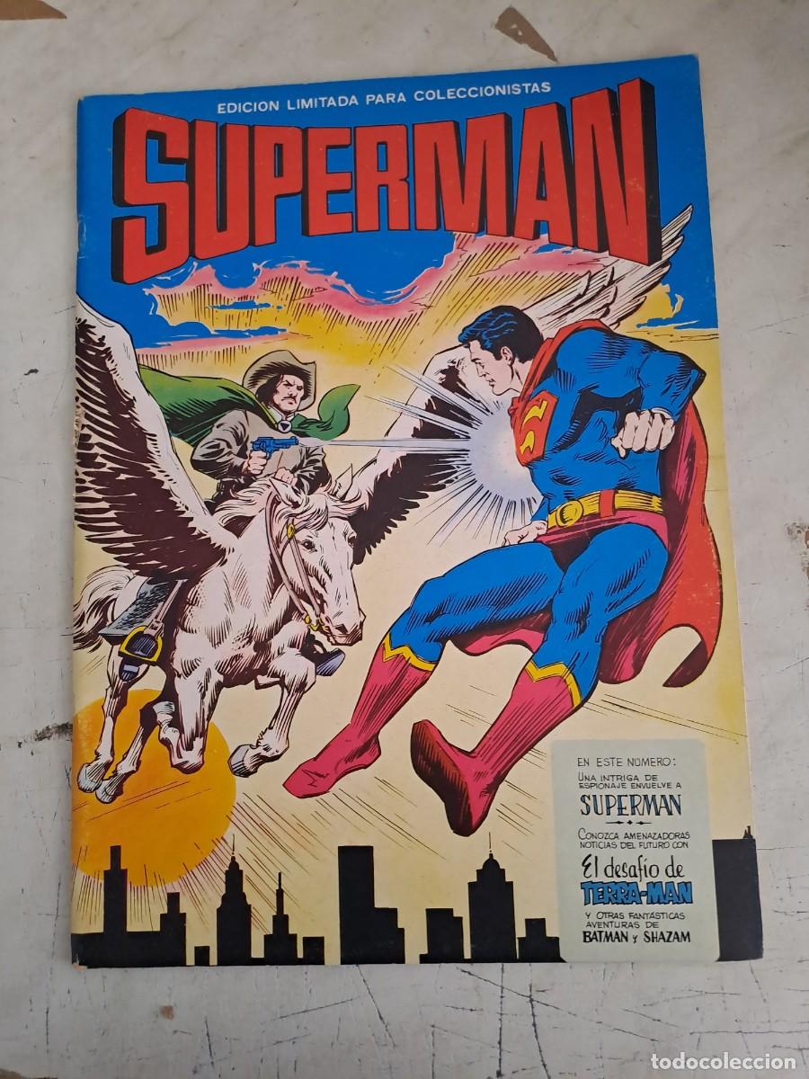 C&oacute;mics: Superman, el desaf&iacute;o de Terra-man, Valenciana en muy buen estado
