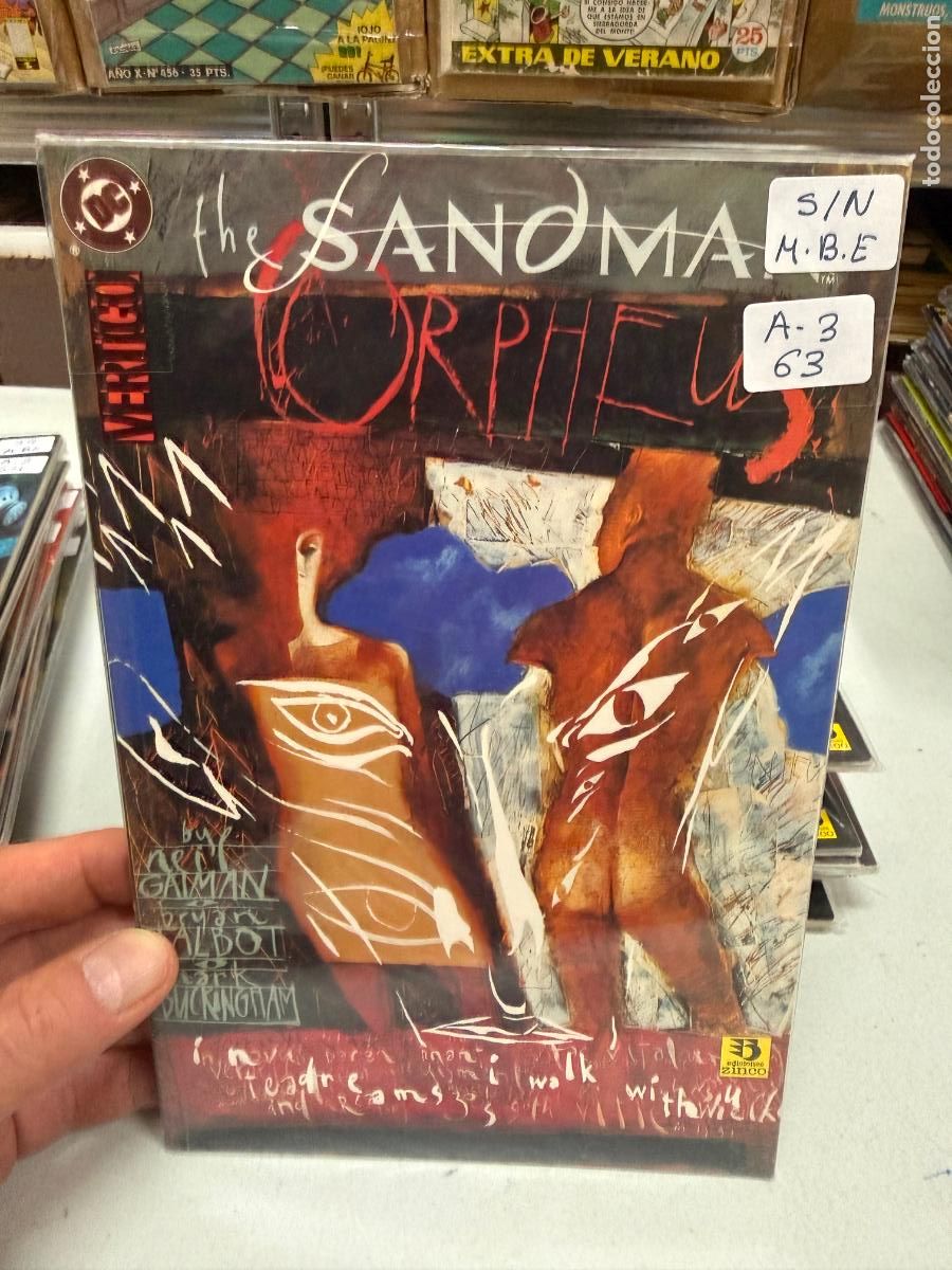 C&oacute;mics: SANDMAN EDITORIAL ZINCO NUMERO LA CANCION DE ORFEO