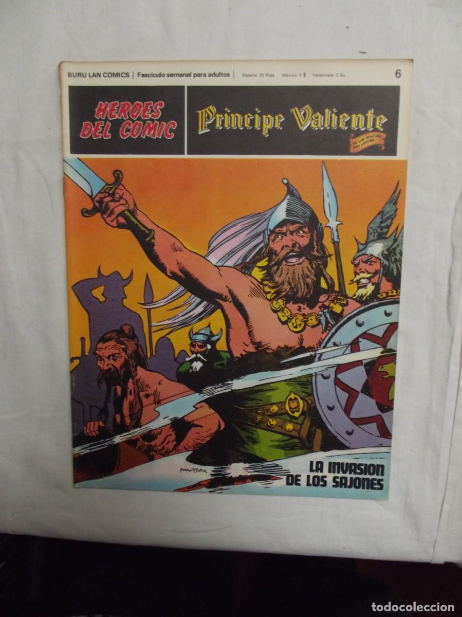 C&oacute;mics: PRINCIPE VALIENTE N&ordm; 6 LA INVASION DE LOS SAJONES ( BURU LAN COMICS )
