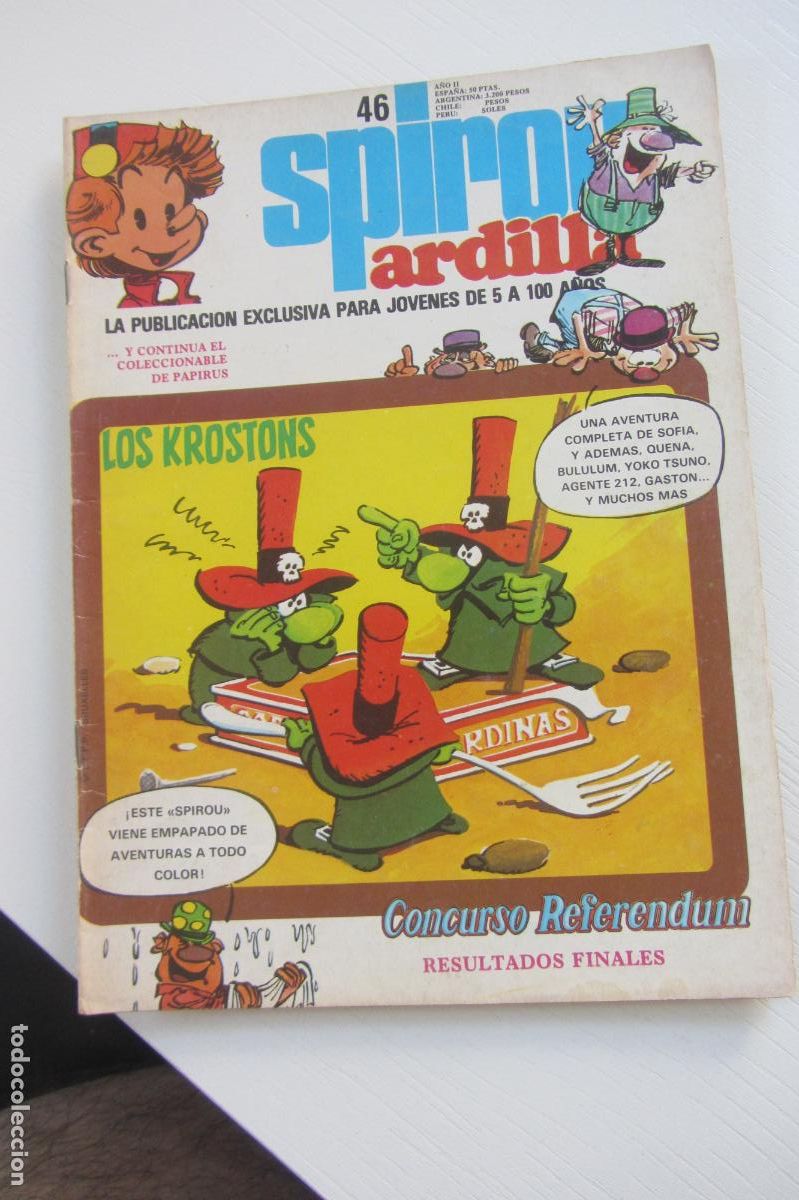 Comics: SPIROU ARDILLA N&ordm; 46 FALTA POSTER - EDITORA MUNDIS ARX173