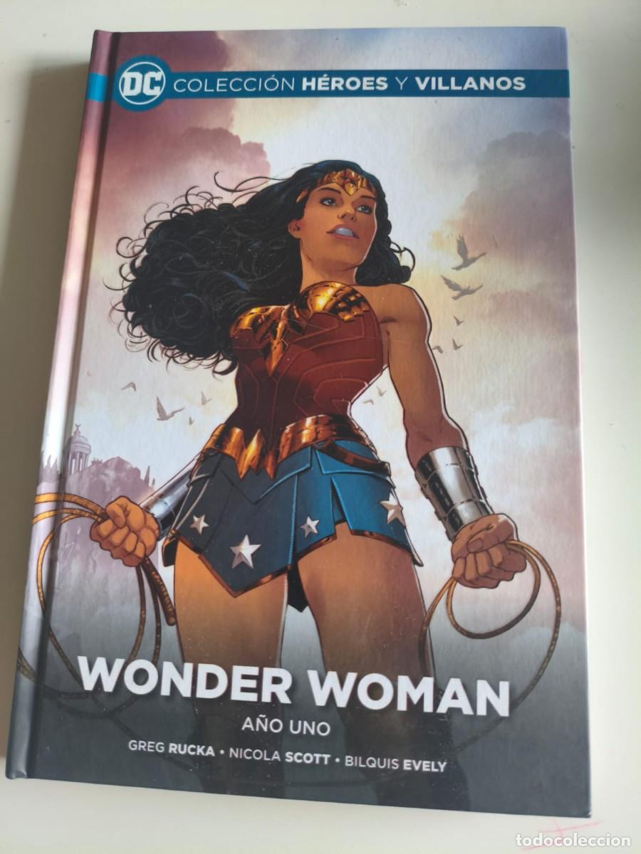 C&oacute;mics: H&eacute;roes y Villanos 34 Wonder Woman A&ntilde;o uno - Greg Rucka Nicola Scott ECC SALVAT