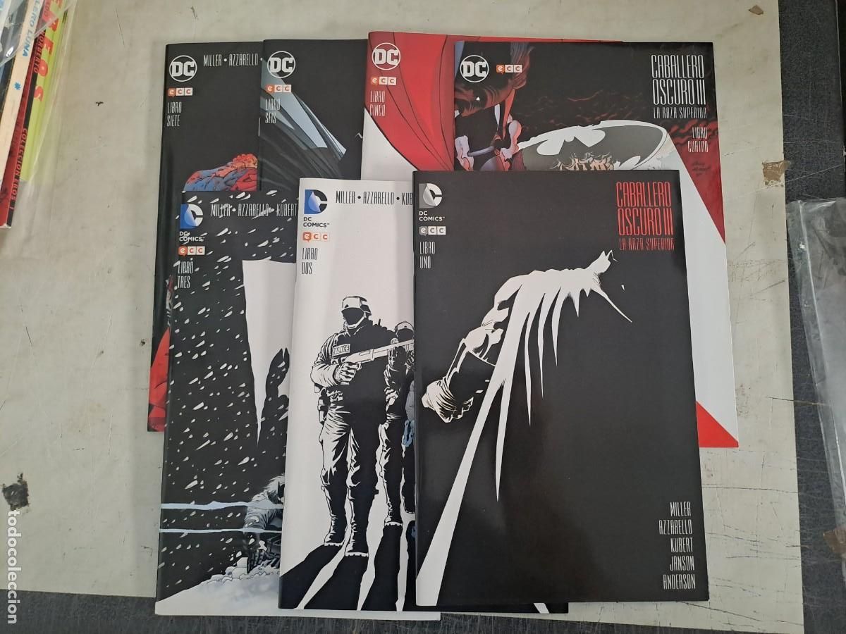 C&oacute;mics: caballero oscuro III la raza superior completa 7 n&uacute;meros, ECC en perfecto estado Bolsa DA