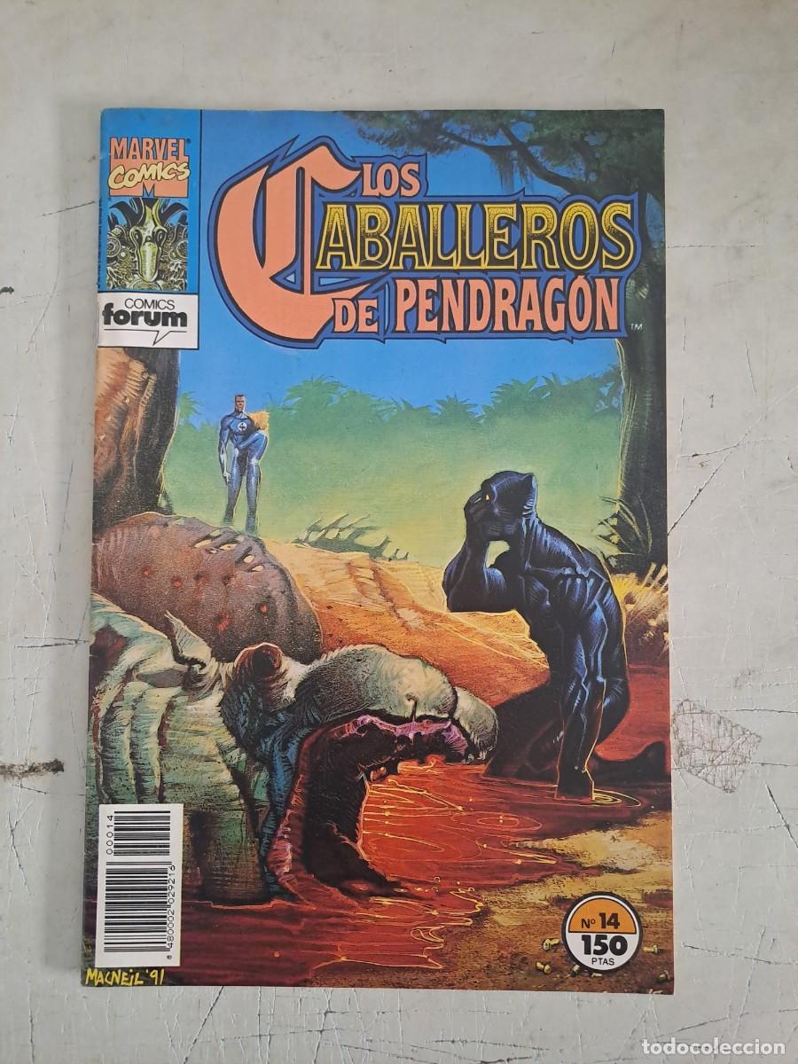 Comics: Los caballeros de Pendragon 14, F&oacute;rum en muy buen estado Bolsa DA