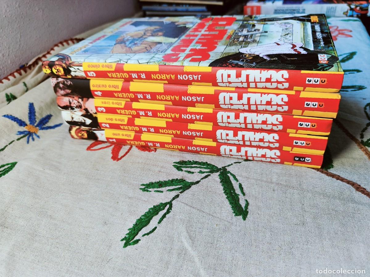 C&oacute;mics: Scalped Completa. Tomos 1 a 5. Jason Aaron. ECC. DC Comics. Edici&oacute;n en tapa dura.