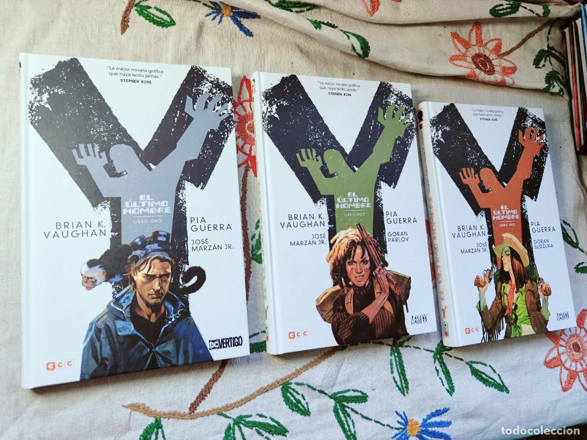 C&oacute;mics: Y &Uacute;ltimo Hombre Completa. Tomos 1 a 5. Brian K. Vaughan. ECC. DC Comics. - Foto 5