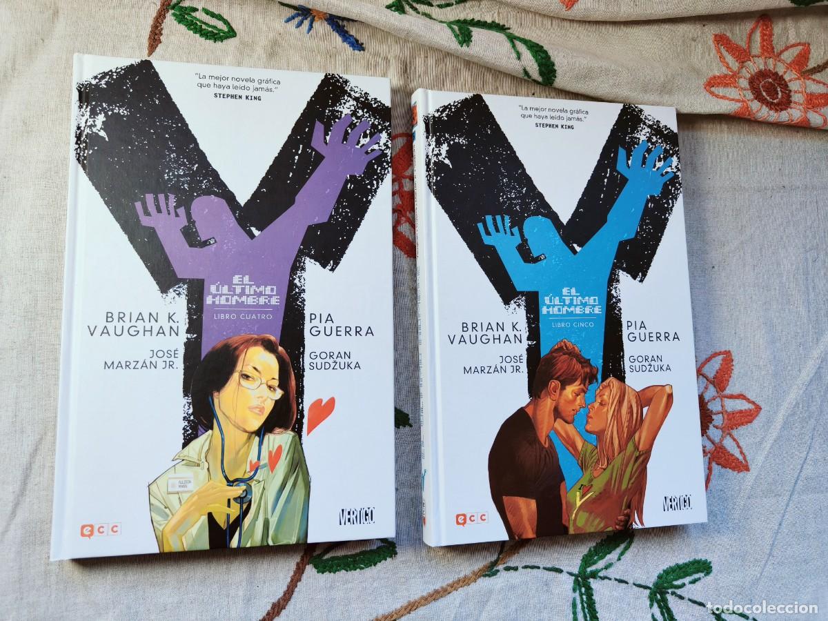 C&oacute;mics: Y &Uacute;ltimo Hombre Completa. Tomos 1 a 5. Brian K. Vaughan. ECC. DC Comics. - Foto 7