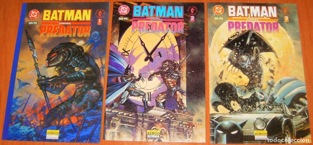 Comics : BATMAN - PREDATOR (PRIMER ENCUENTRO) 1 a 3 COMPLETA Zinco PRESTIGES
