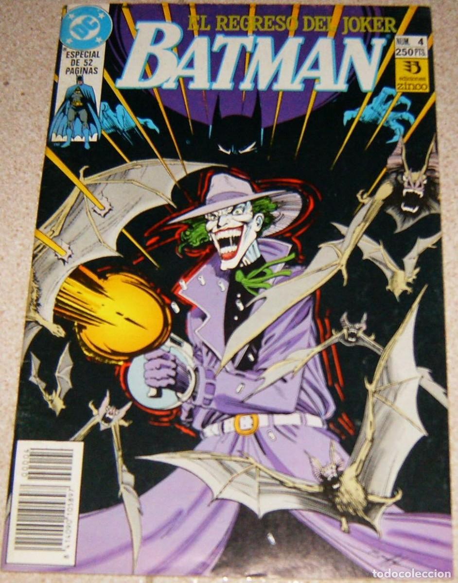 Comics : BATMAN EL REGRESO DEL JOKER Zinco ESPECIAL 4