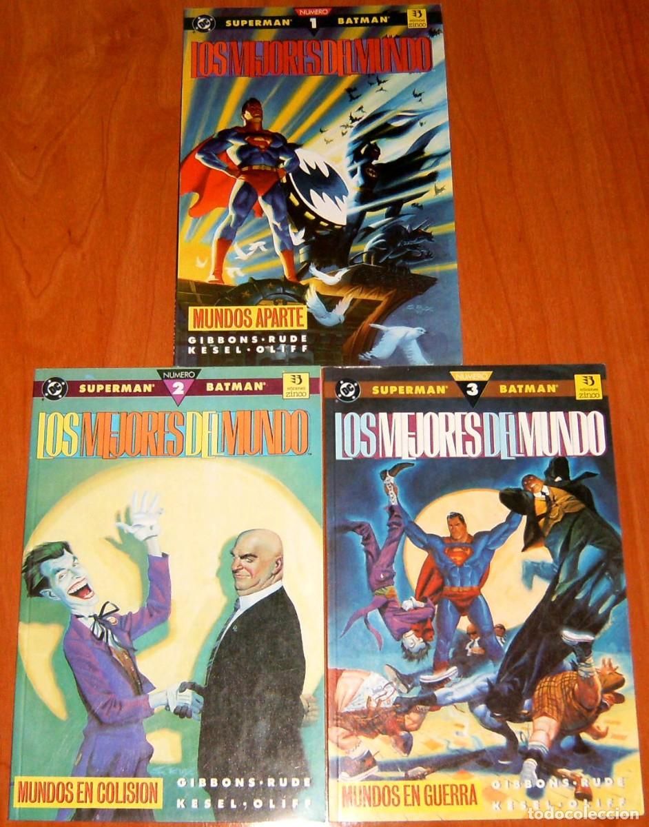 C&oacute;mics: SUPERMAN y BATMAN LOS MEJORES DEL MUNDO (Dave Gibbons Steve Rude) Zinco 1 a 3 PRESTIGE COMPLETA