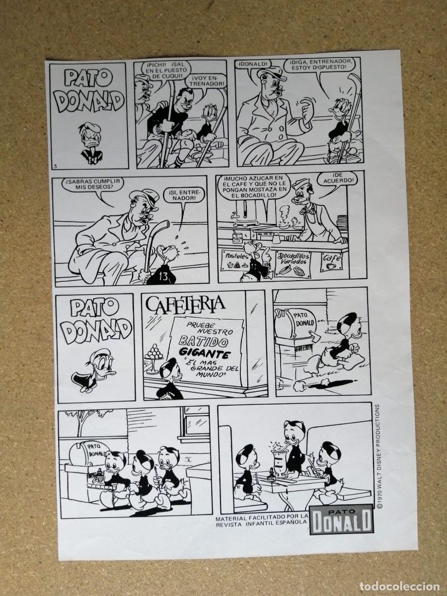 C&oacute;mics: HOJA COMIC. PATO DONALD
