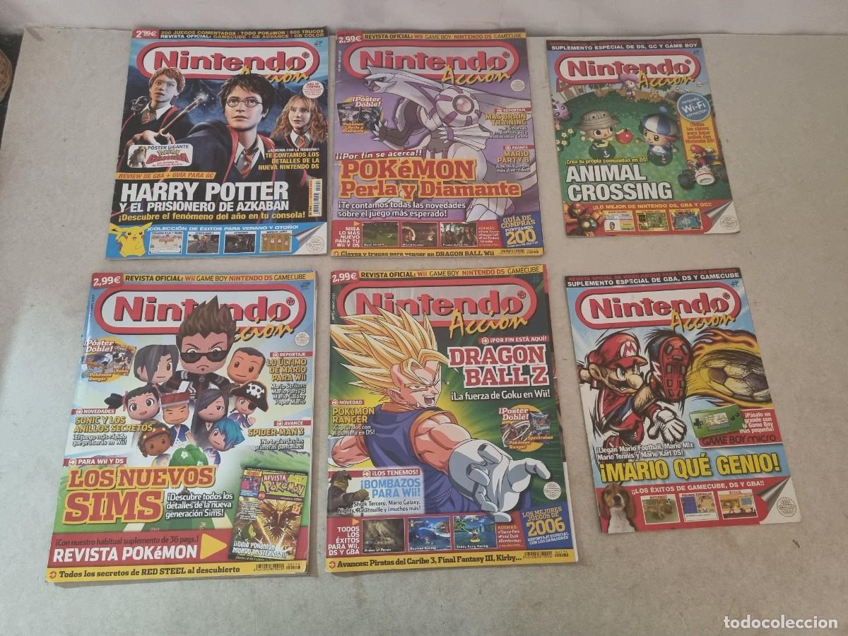 C&oacute;mics: Lote de 6 revistas Nintendo accion