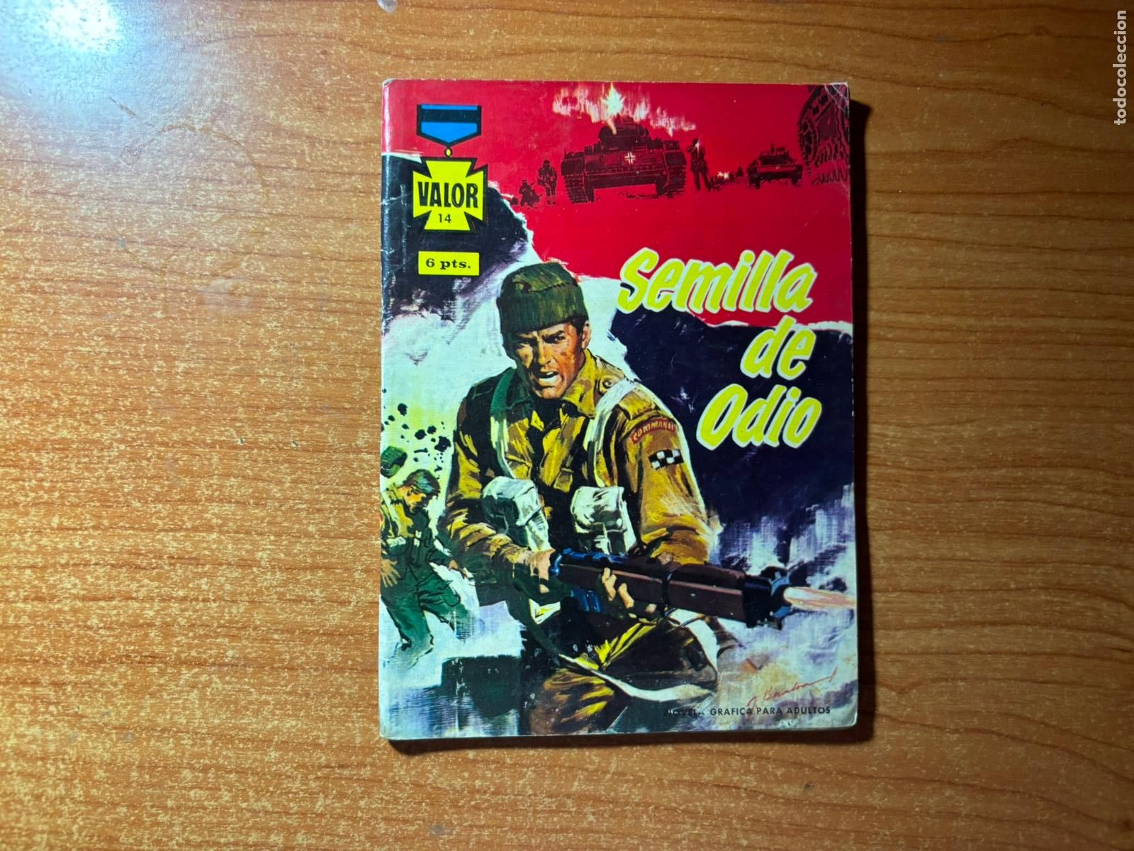 C&oacute;mics: COLECCI&Oacute;N VALOR N&ordm; 14 SEMILLA DE ODIO EDITORIAL SEMIC 1965