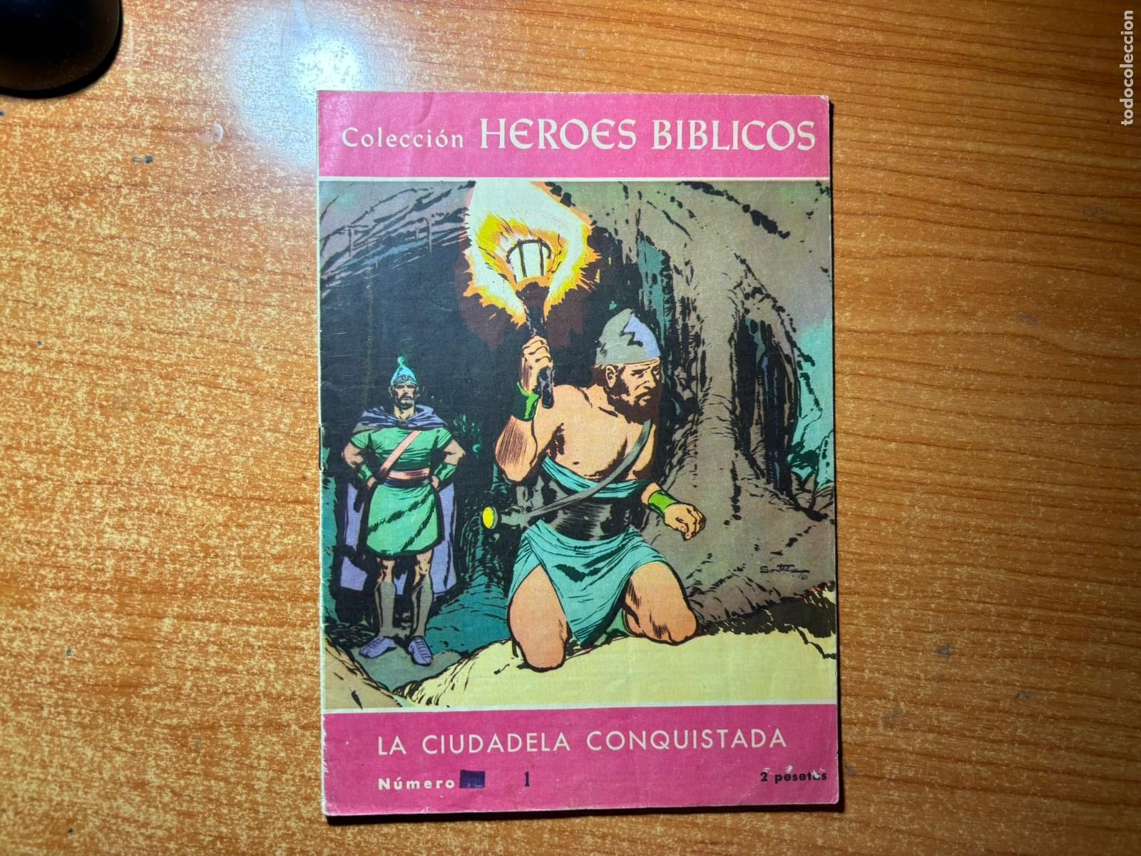 C&oacute;mics: COLECCION HEROES B&Iacute;BLICOS - N&ordm; 16 - LA CIUDADELA CONQUISTADA - ED. DOMINGO SAVIO 1961