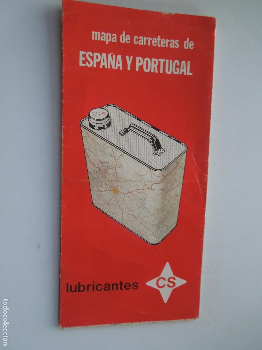 Fumetti: MAPA DE CARRETERAS DE ESPA&Ntilde;A Y PORTUGAL - LUBRICANTES CS