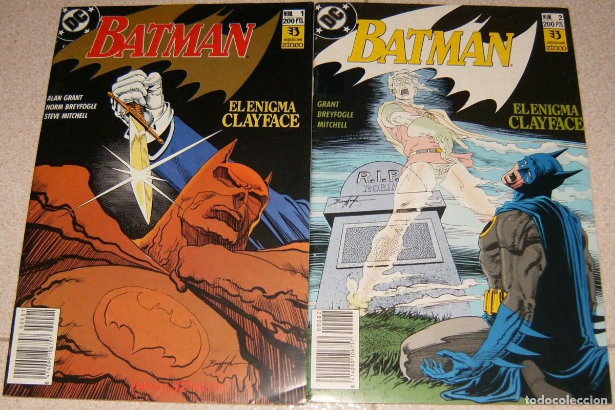 C&oacute;mics: BATMAN: EL ENIGMA CLAYFACE Vol.1 Ediciones Zinco 1 y 2, COMPLETA