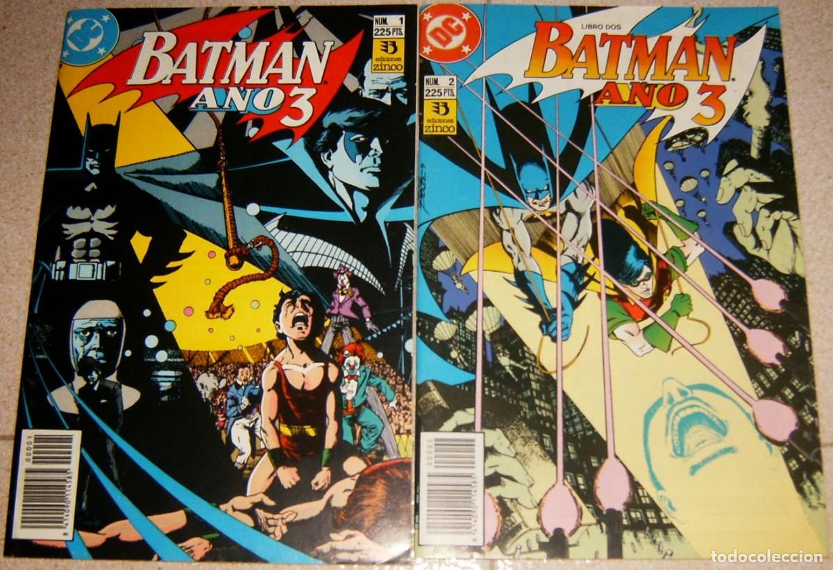 C&oacute;mics: BATMAN: A&Ntilde;O 3 Vol.1 Ediciones Zinco 1 Y 2 , COMPLETA
