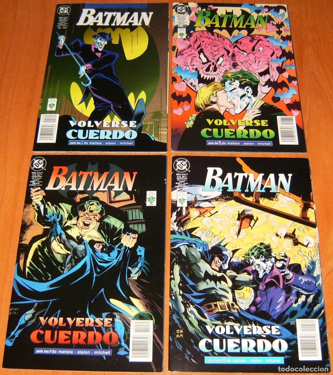 C&oacute;mics: BATMAN &rdquo;VOLVERSE CUERDO&rdquo; Saga COMPLETA. Vid N&ordm;s 269 a 272 LOTE