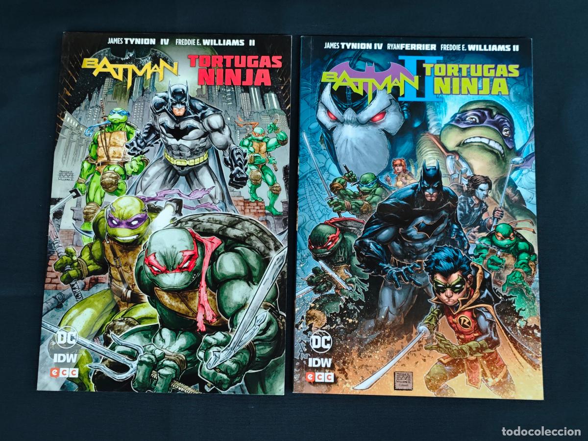 C&oacute;mics: COLECCION COMPLETA - BATMAN TORTUGAS NINJA - 3 TOMOS - ECC - Foto 4