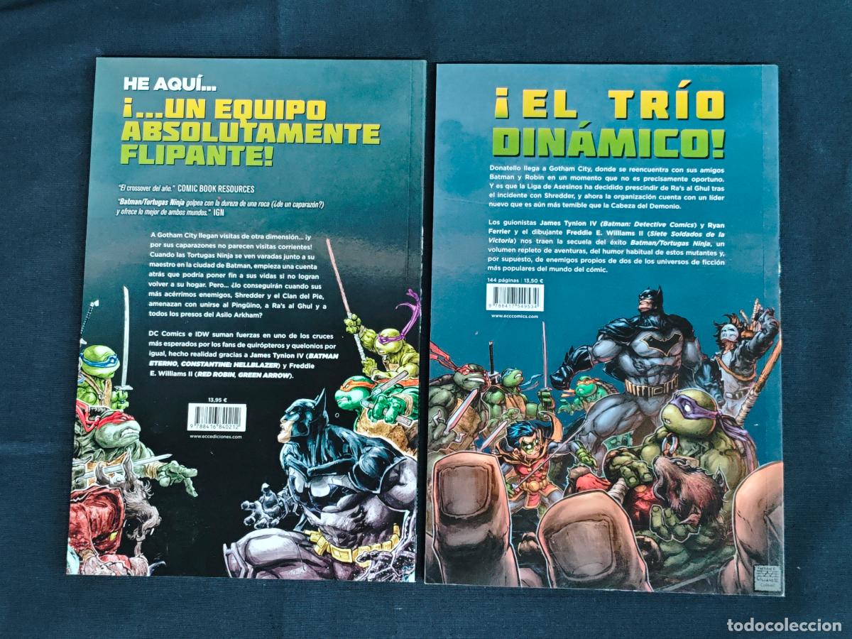 C&oacute;mics: COLECCION COMPLETA - BATMAN TORTUGAS NINJA - 3 TOMOS - ECC - Foto 5