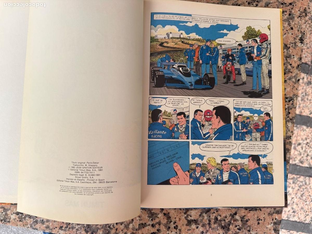 C&oacute;mics: Michel Vaillant. Par&iacute;s Dakar - Jean Graton - Foto 2