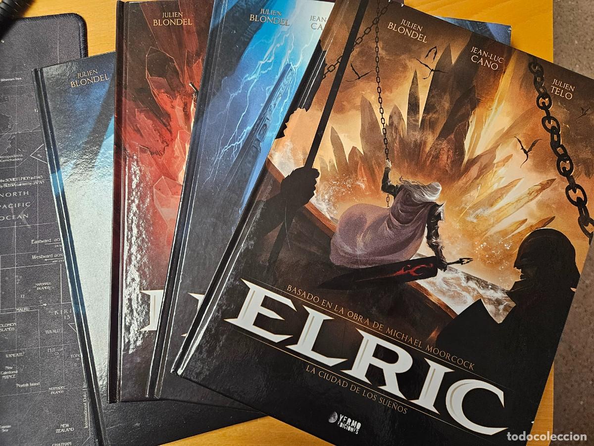 Comics: ELRIC DE MELNIBON&Eacute; -COLECCI&Oacute;N YERMO-. 4 TOMOS