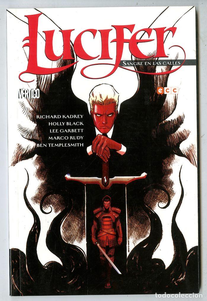 C&oacute;mics: Lucifer Sangre en las Calles / Vertigo (2018) - Richard Kadrey / Holly Black / Lee Garbett / Marco R