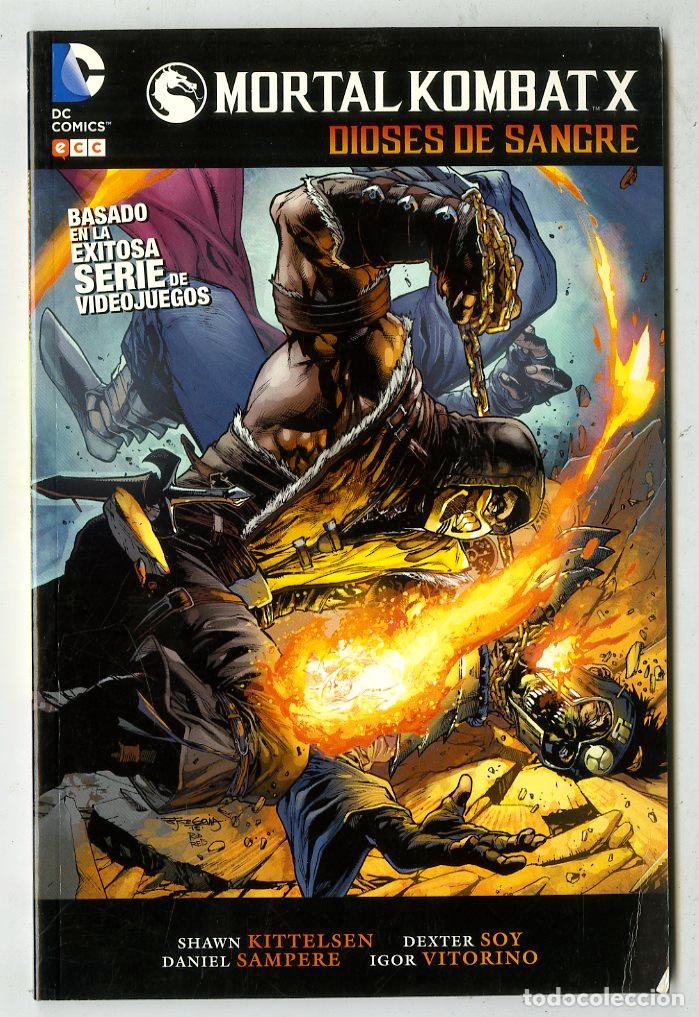 C&oacute;mics: Mortal Kombat X Dioses de Sangre / DC (2015) - Kittelsen / Soy / Sampere / Vitorino