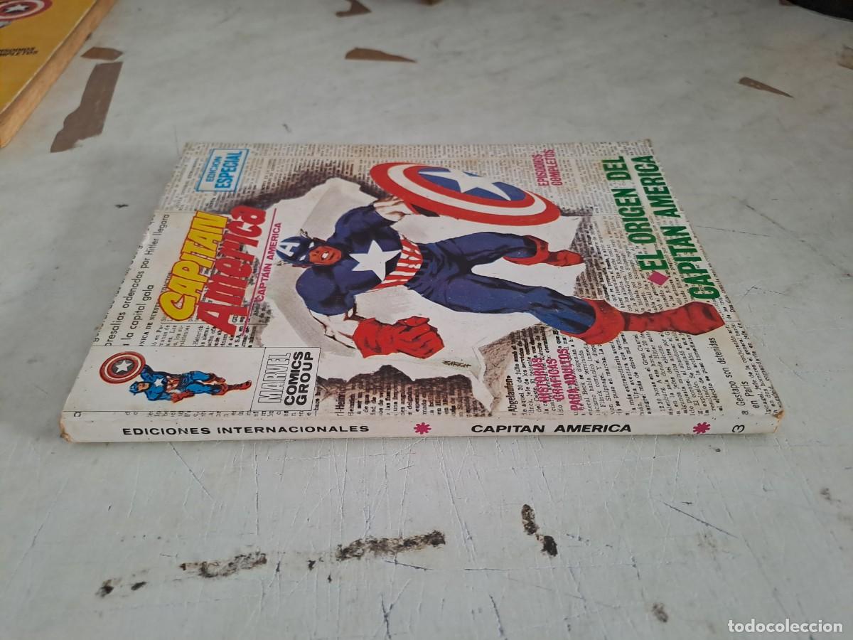 C&oacute;mics: Capit&aacute;n America 3, el origen del Capit&aacute;n America, V&eacute;rtice en buen estado Bolsa DA