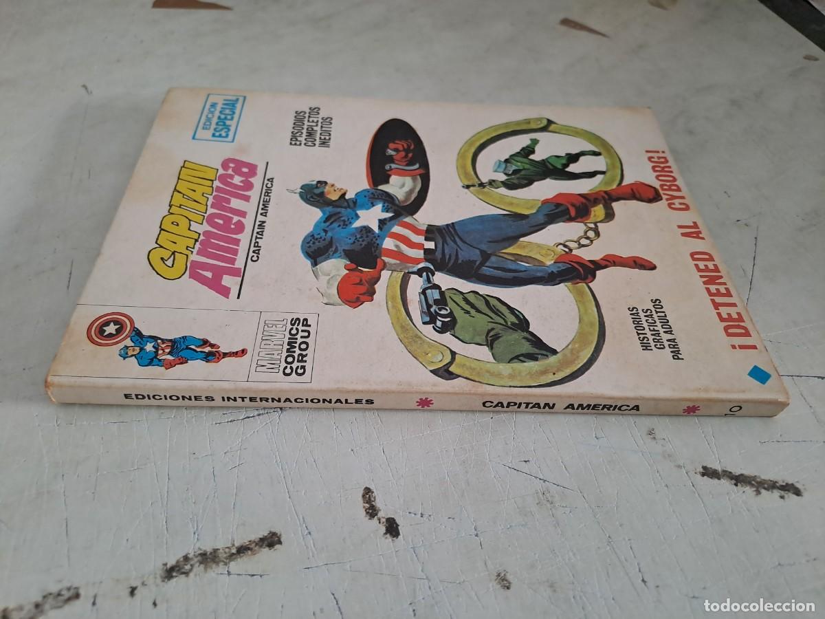 Comics: Capit&aacute;n America 10, detened al cyborg, V&eacute;rtice en buen estado Bolsa DA