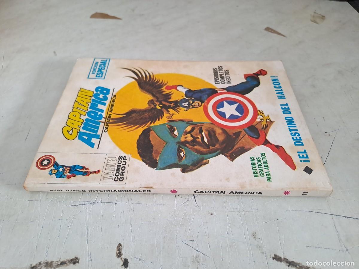 C&oacute;mics: Capit&aacute;n America 11, el destino del halc&oacute;n, V&eacute;rtice en buen estado Bolsa DA