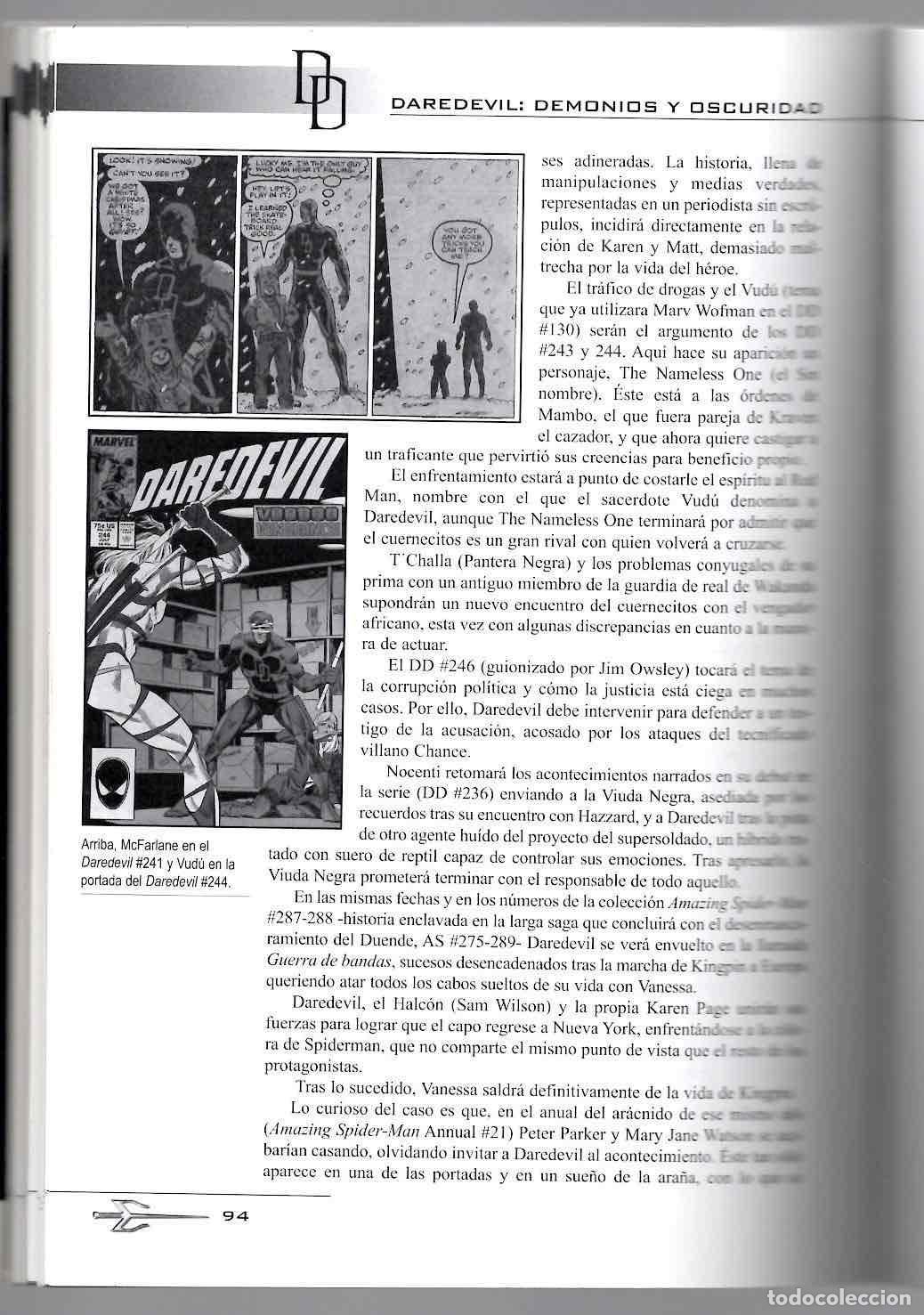 C&oacute;mics: DAREDEVIL DEMONIOS Y OSCURIDAD. EDUARDO SERRADILLA. PRETEXTOS DOLMEN 2007 - Foto 2