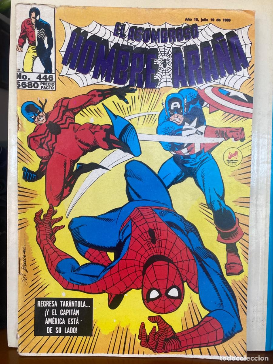C&oacute;mics: EL ASOMBROSO HOMBRE ARA&Ntilde;A, 446. Editorial Novedades. M&eacute;xico. MARVEL COLECCIONISMO. MUY DIFICIL.