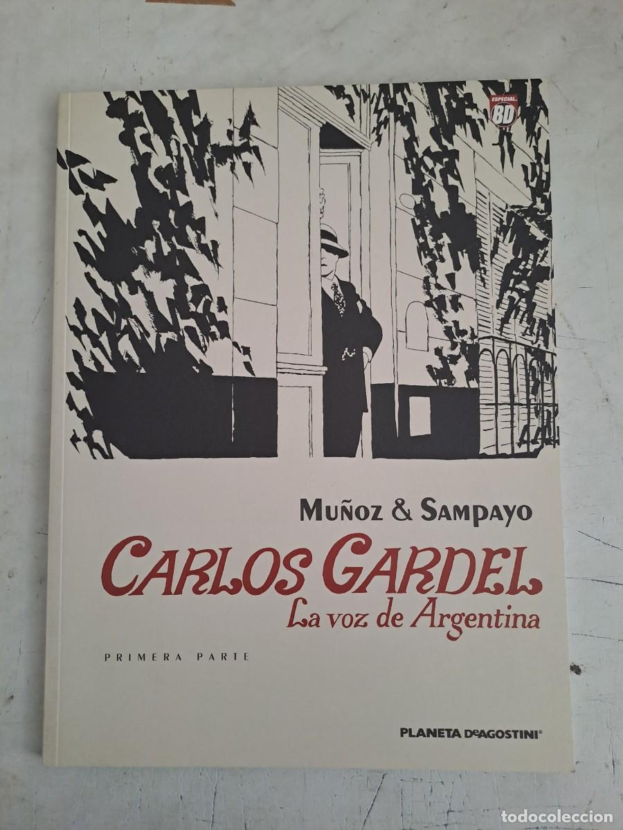 C&oacute;mics: Carlos Gardel, la voz de Argentina, Planeta en muy buen estado Bolsa DA