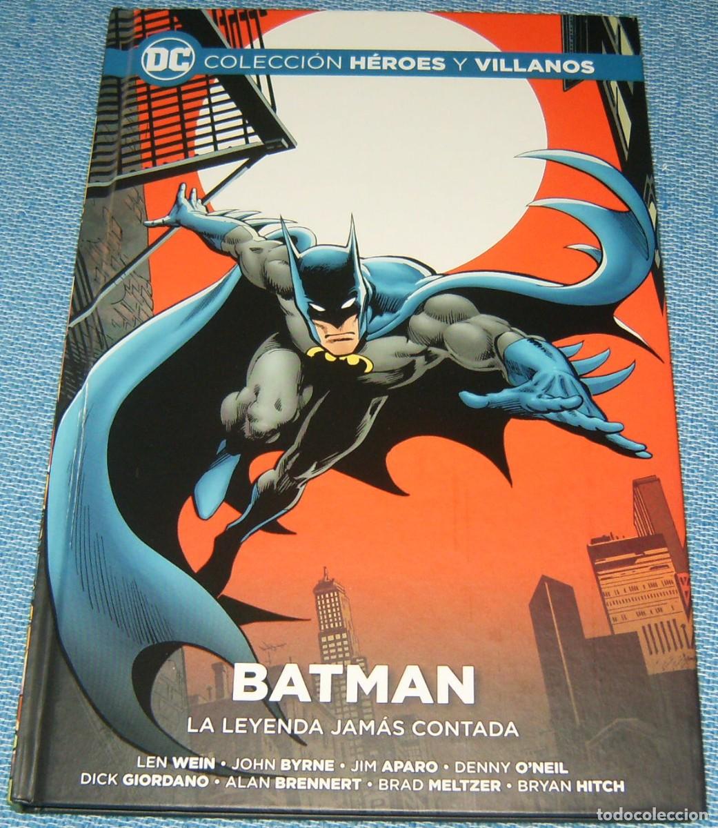 C&oacute;mics: BATMAN LA LEYENDA JAMAS CONTADA . COLECCION HEROES Y VILLANOS . SALVAT ECC