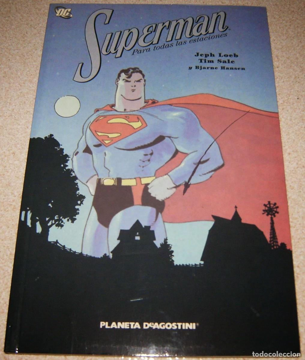 C&oacute;mics: SUPERMAN PARA TODAS LAS ESTACIONES Jeph Loeb y Tim Sale Planeta TOMO UNITARIO