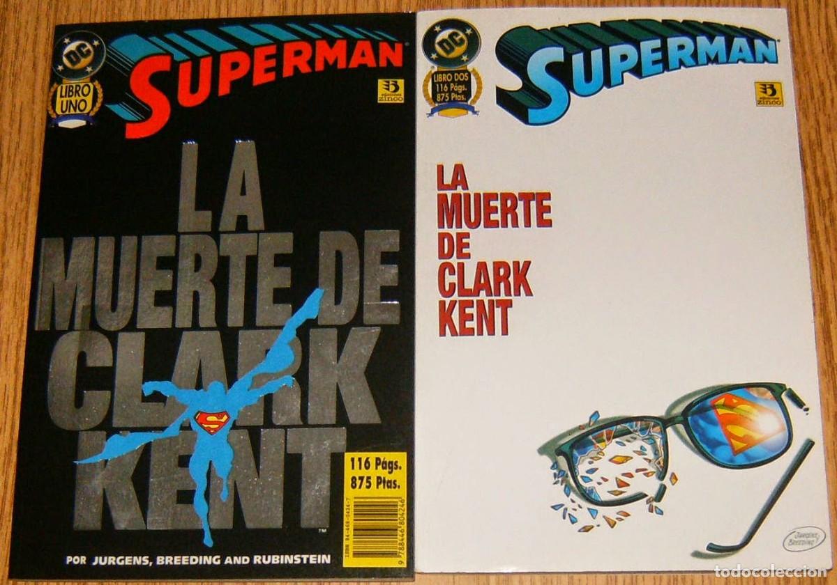 C&oacute;mics: SUPERMAN: LA MUERTE DE KLARK KENT 1 y 2 . ZINCO . OBRA COMPLETA