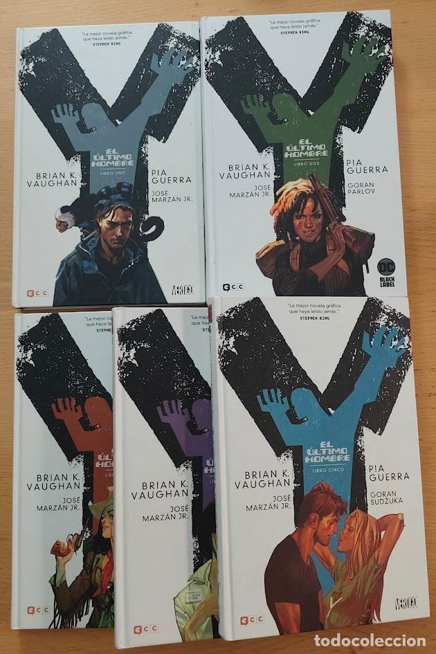 C&oacute;mics: Y EL ULTIMO HOMBRE 01 A 05 (COMPLETA). BRIAN K VAUGHAN, PIA GUERRA. VERTIGO. ECC