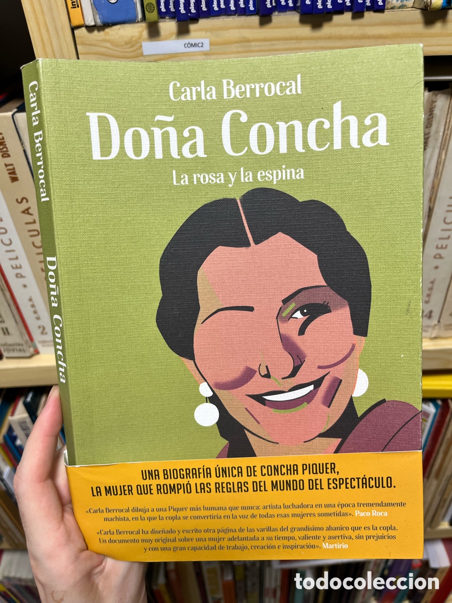 C&oacute;mics: C&Oacute;MIC2 Carla Berrocal Do&ntilde;a Concha La rosa y la espina. Dedicado con dibujo por la autora