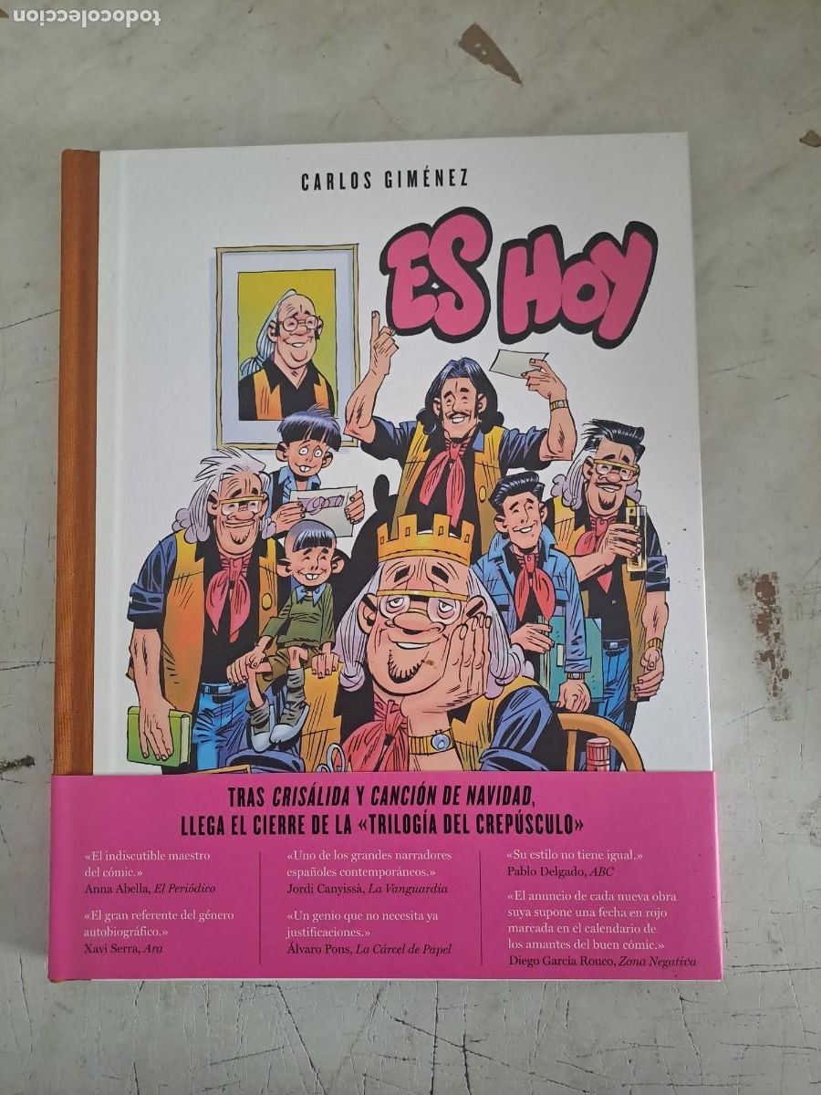 Comics: Es hoy, Carlos Gimenez, Reservoir books en perfecto estado Bolsa DA
