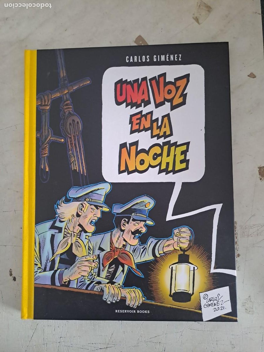 Comics: Una voz en la noche, Carlos Gimenez, Reservoir books en perfecto estado Bolsa DA