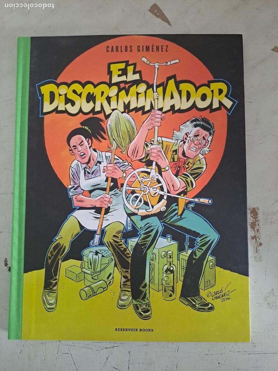Comics: El discriminador, Carlos Gimenez, Reservoir books en perfecto estado Bolsa DA