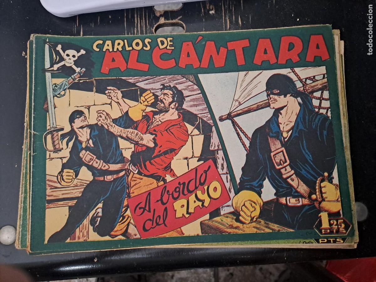 Fumetti: Carlos de Alc&aacute;ntara 4, a bordo del Rayo, Maga en buen estado Bolsa DA