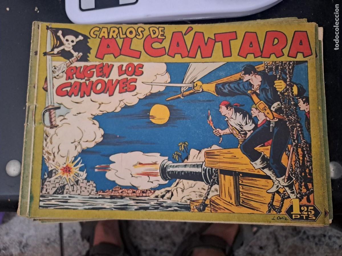 Fumetti: Carlos de Alc&aacute;ntara 13, rugen los ca&ntilde;ones, Maga en buen estado Bolsa DA