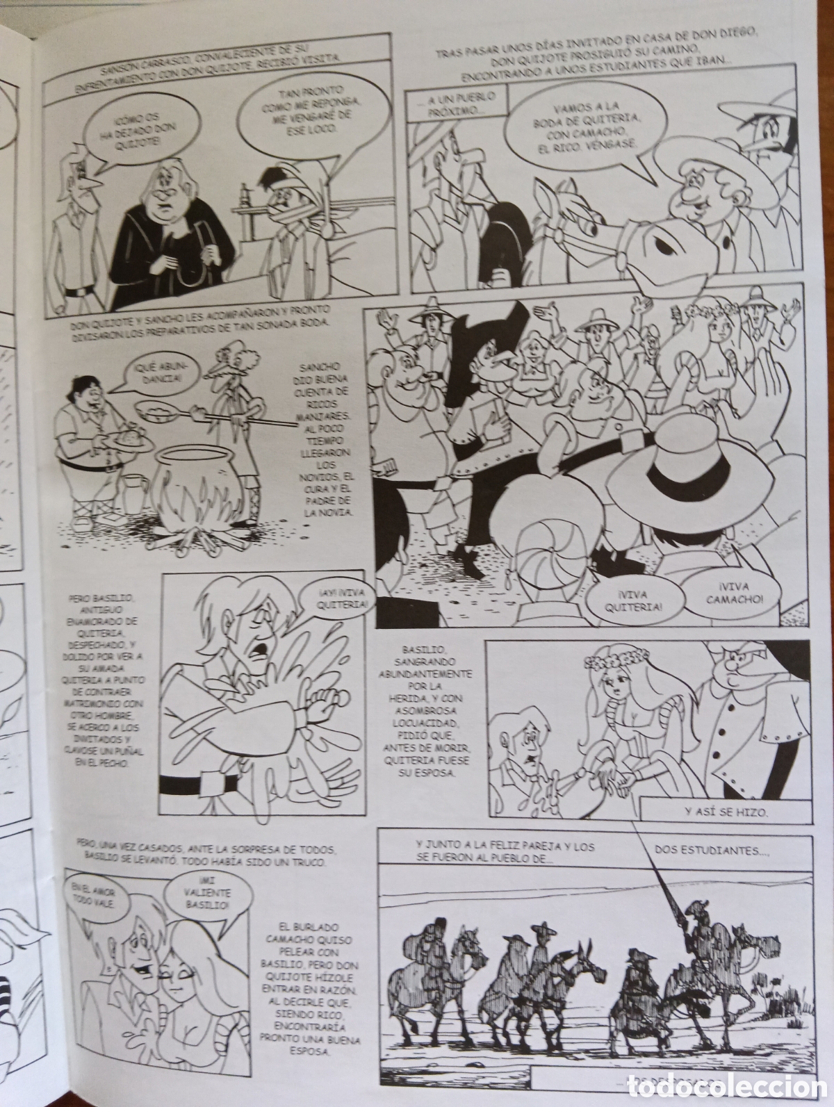 C&oacute;mics: C&oacute;mic para colorear Don Quijote de la Mancha - Foto 2