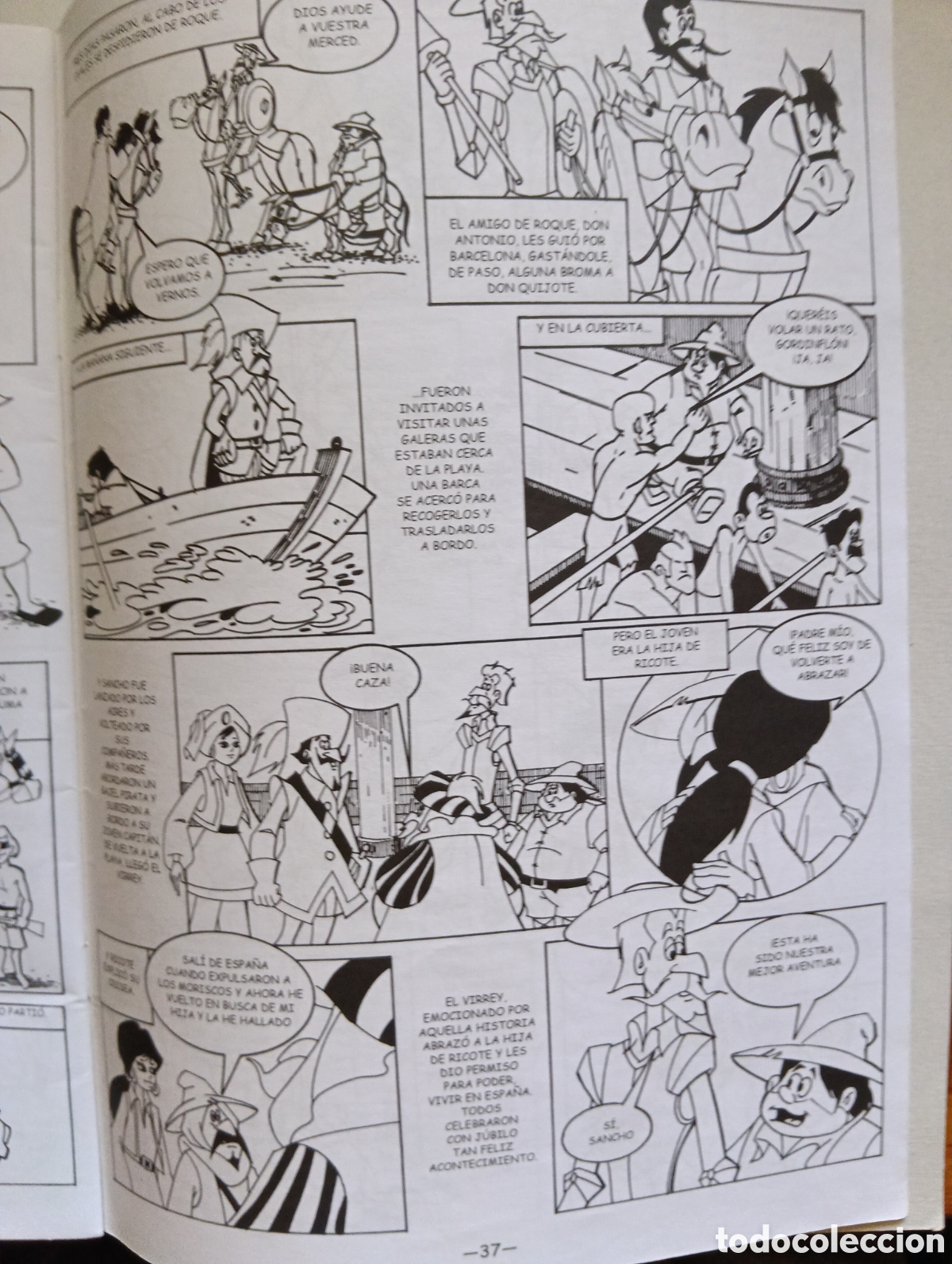 C&oacute;mics: C&oacute;mic para colorear Don Quijote de la Mancha - Foto 4