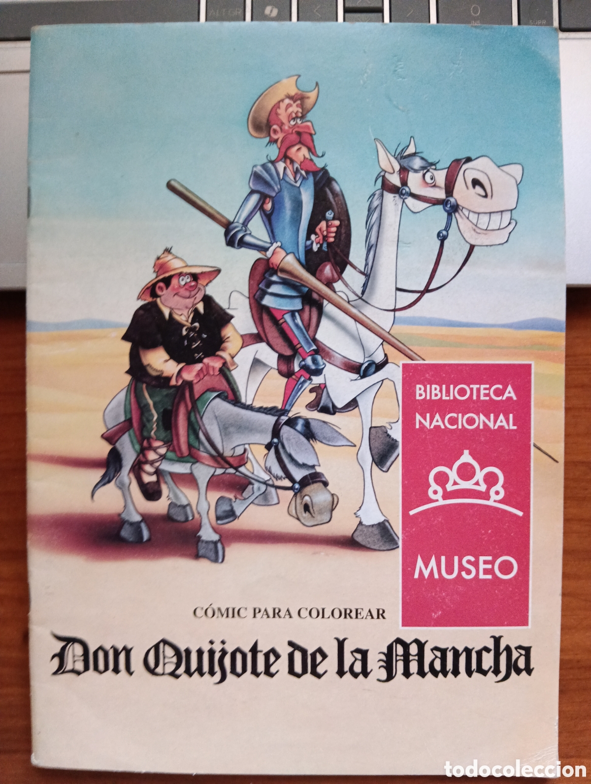 Comics: C&oacute;mic para colorear Don Quijote de la Mancha