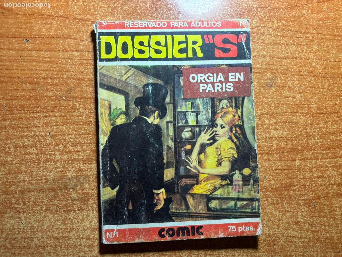 C&oacute;mics: DOSSIER S N&ordm; 1 ORGIA EN PARIS EDITORIAL PETRONIO ADULTOS